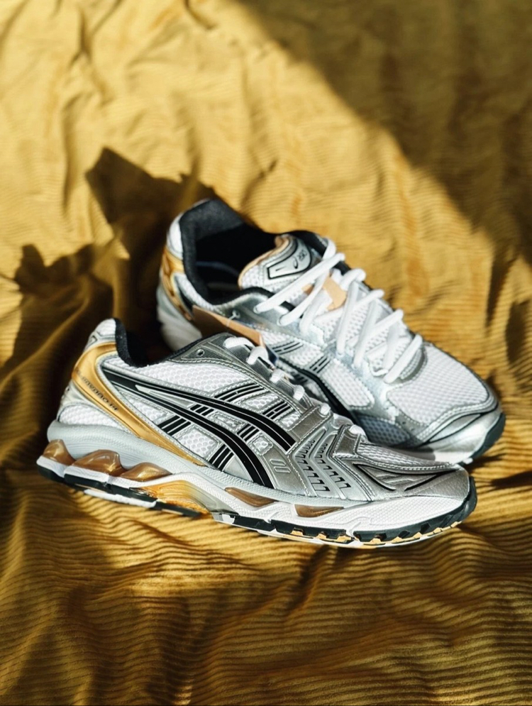 GEL KAYANO 14 WHİTE SİLVER GOLD