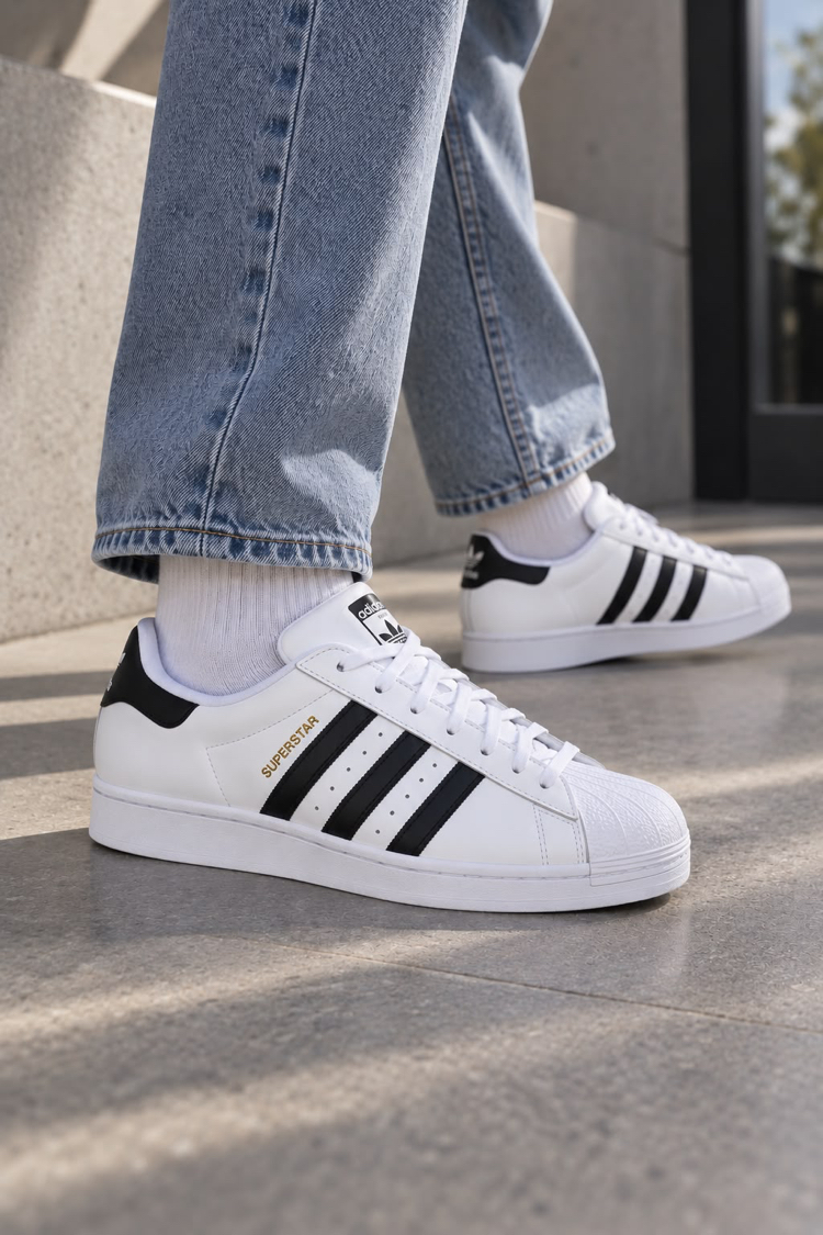 ADİDAS SUPERSTAR CLASSİC WHİTE BLACK
