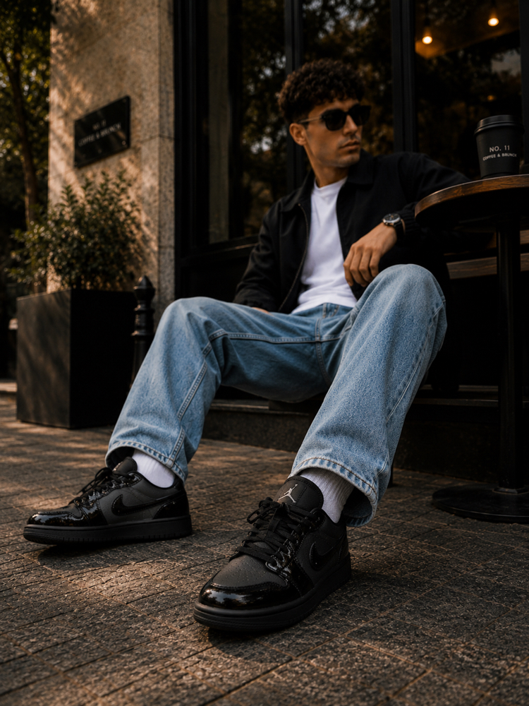 NİKE AİR JORDAN 1 LOW SE BLACK PATENET