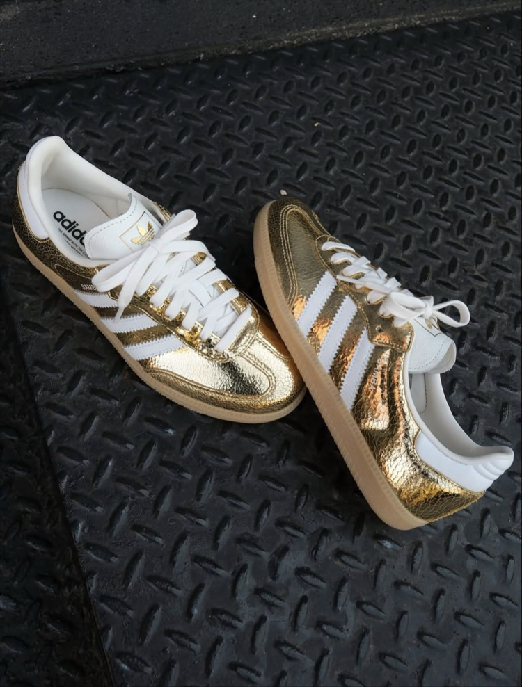 ADİDAS SAMBA METALLİC GOLD