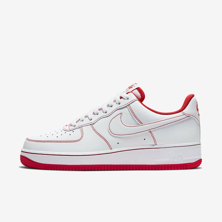 NİKE AİR FORCE 1 07 LOW STİTCH WHİTE UNİVERSİTY RED