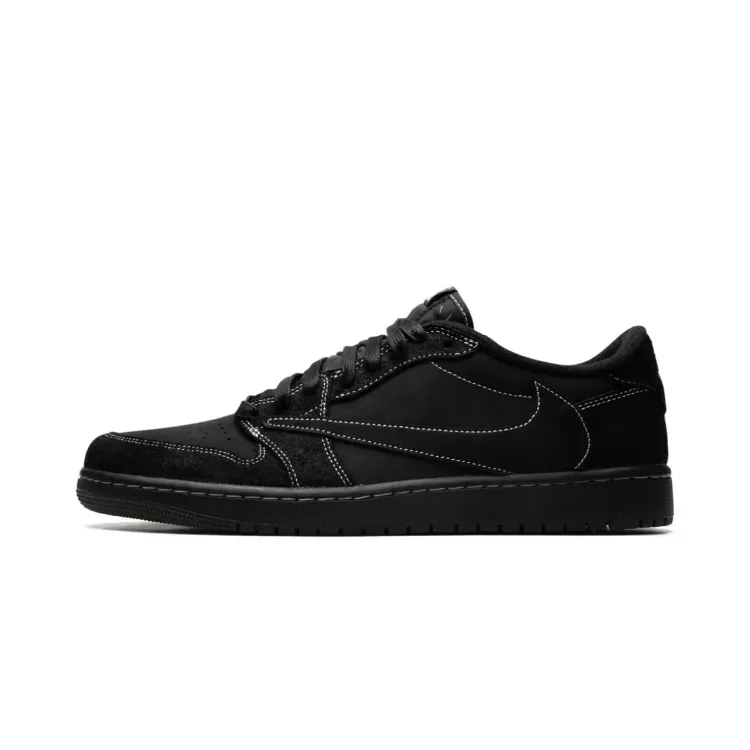 NİKE AİR JORDAN 1 RETRO LOW OG X TRAVİS SCOTT BLACK PHANTOM