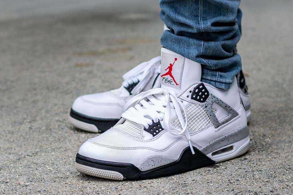 NİKE AİR JORDAN RETRO 4 WHİTE CEMENT