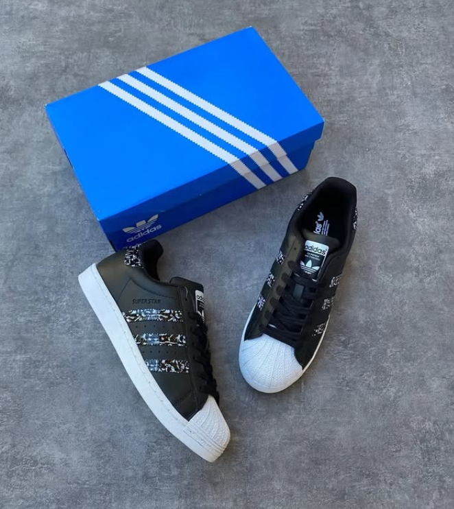 ADİDAS SUPERSTAR CLASSİC CHAUSSURES BLACK WHİTE