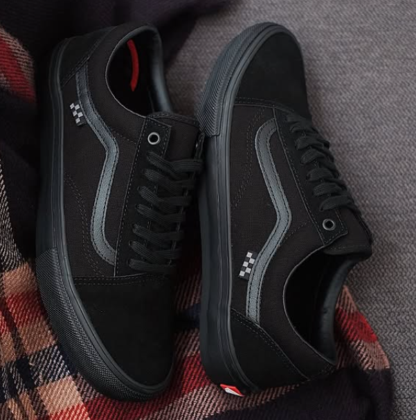 VANS OLD SKOOL SKATE ALL BLACK