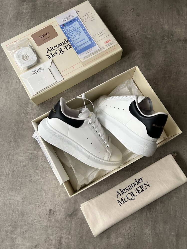 ALEXANDER MCQUEEN WHİTE BLACK
