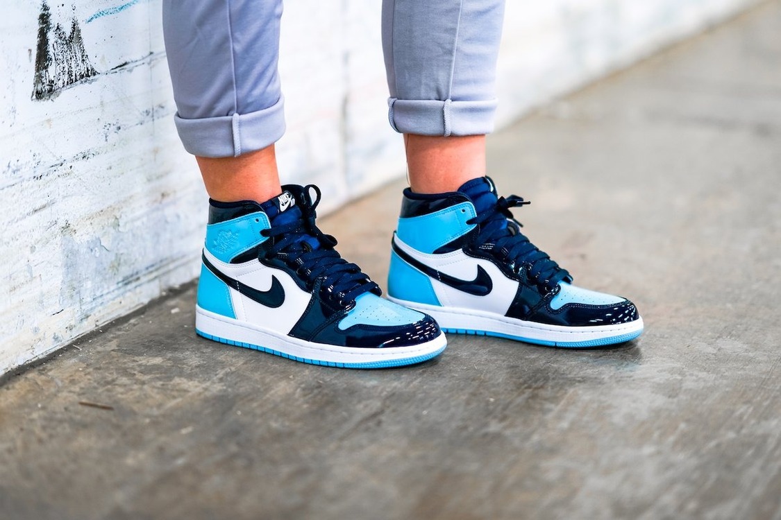NİKE AİR JORDAN 1 UNC PATENT BLUE