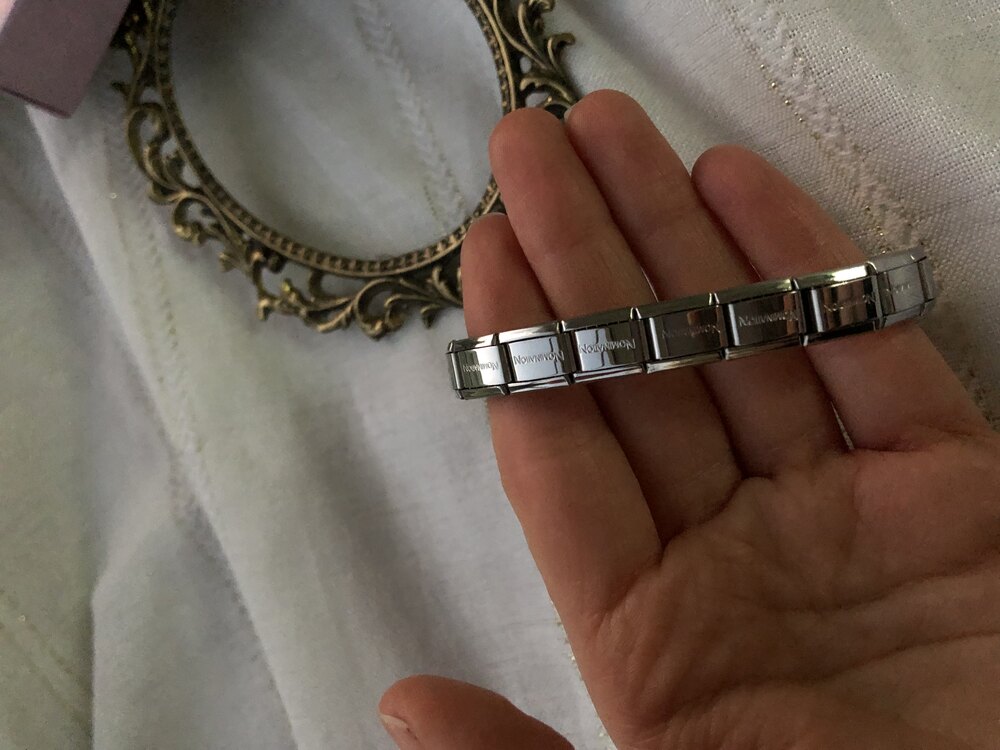 İtalyan Charm Yazılı Bileklik