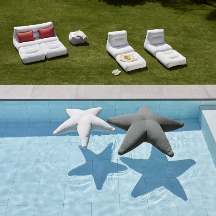 Starfish Havuz, Deniz Ve Dış Mekan Pufu / Gri