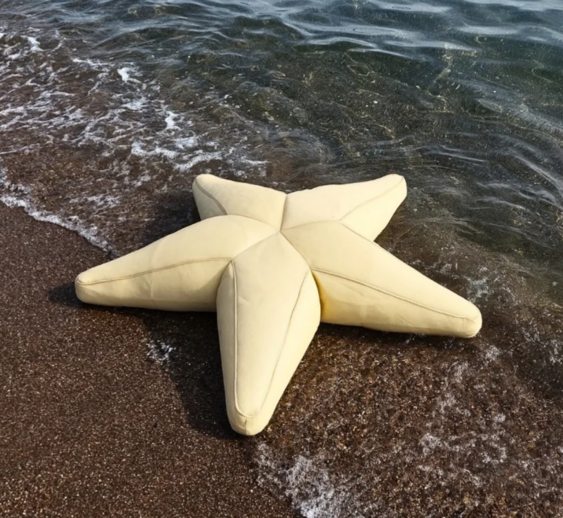 Starfish Havuz, Deniz Ve Dış Mekan Pufu / Limon rengi