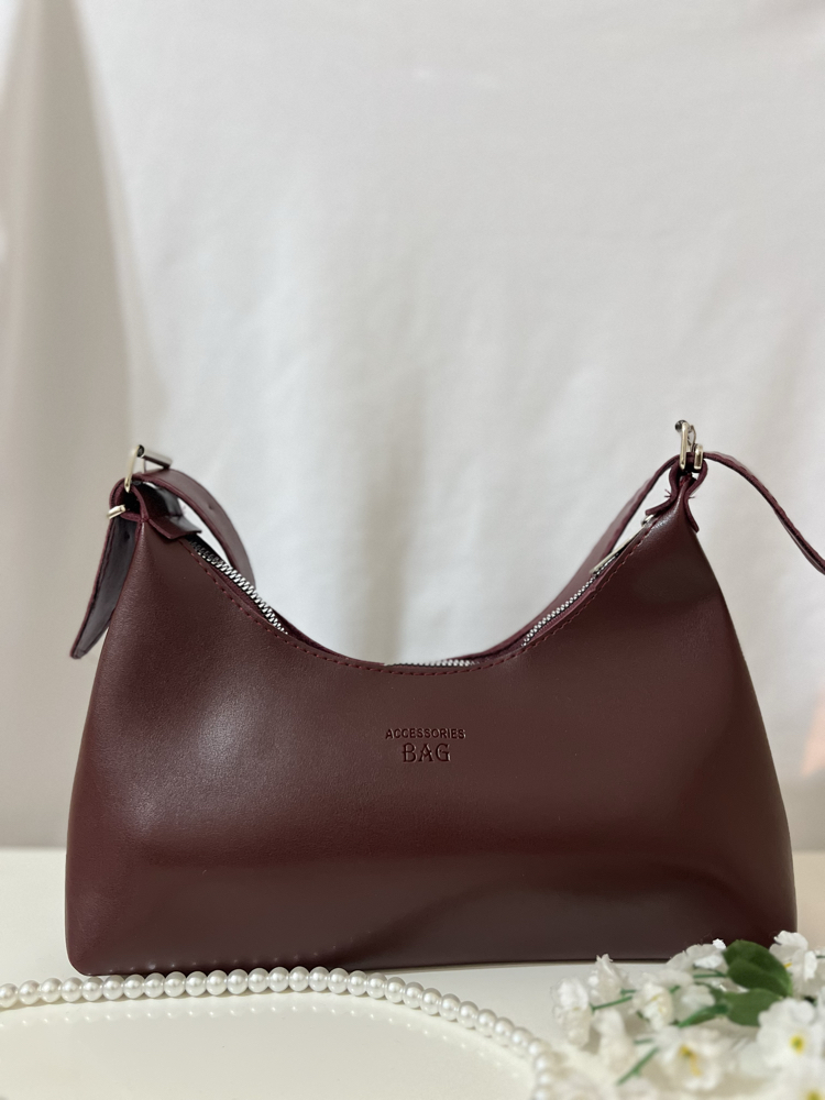 Liyora Bordo Omuz Çantası KOD:0018