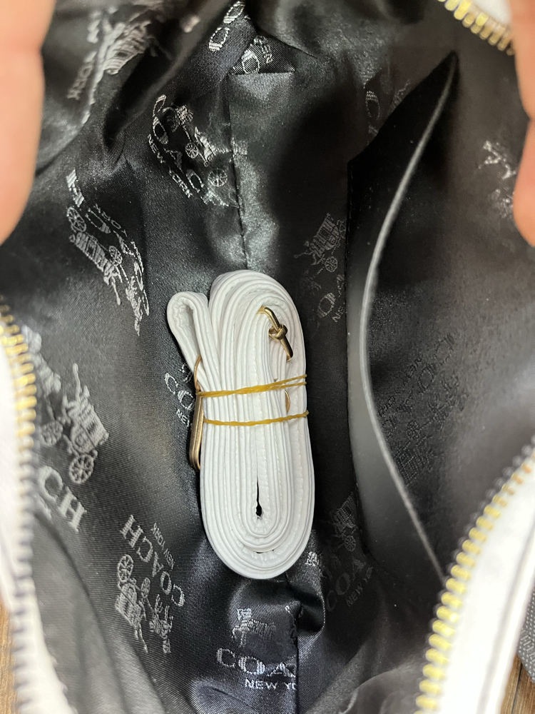 Coach Monogram Omuz Çantası – Açık Mavi