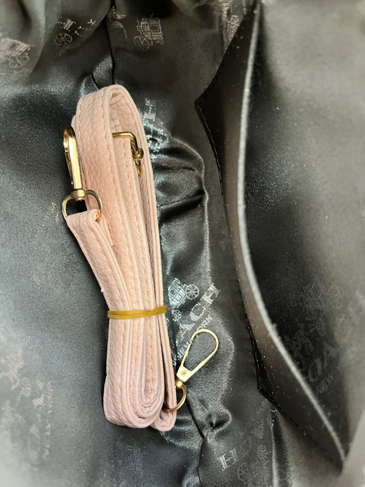 Coach Monogram Omuz Çantası – Pudra Pembe
