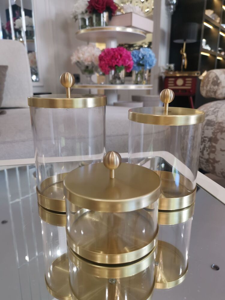 Kavanoz 3lü Gold