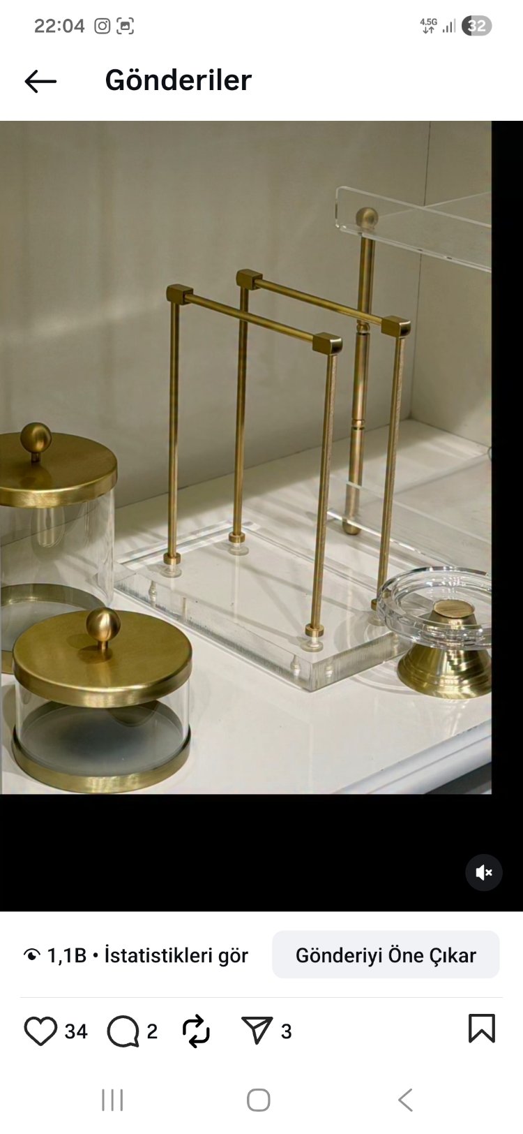 Havluluk 2 li U Gold