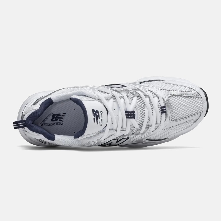 New Balance 530 White Silver Navy