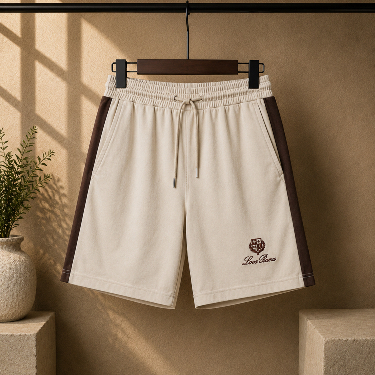 Loro Piana Bej-Kahve Şort