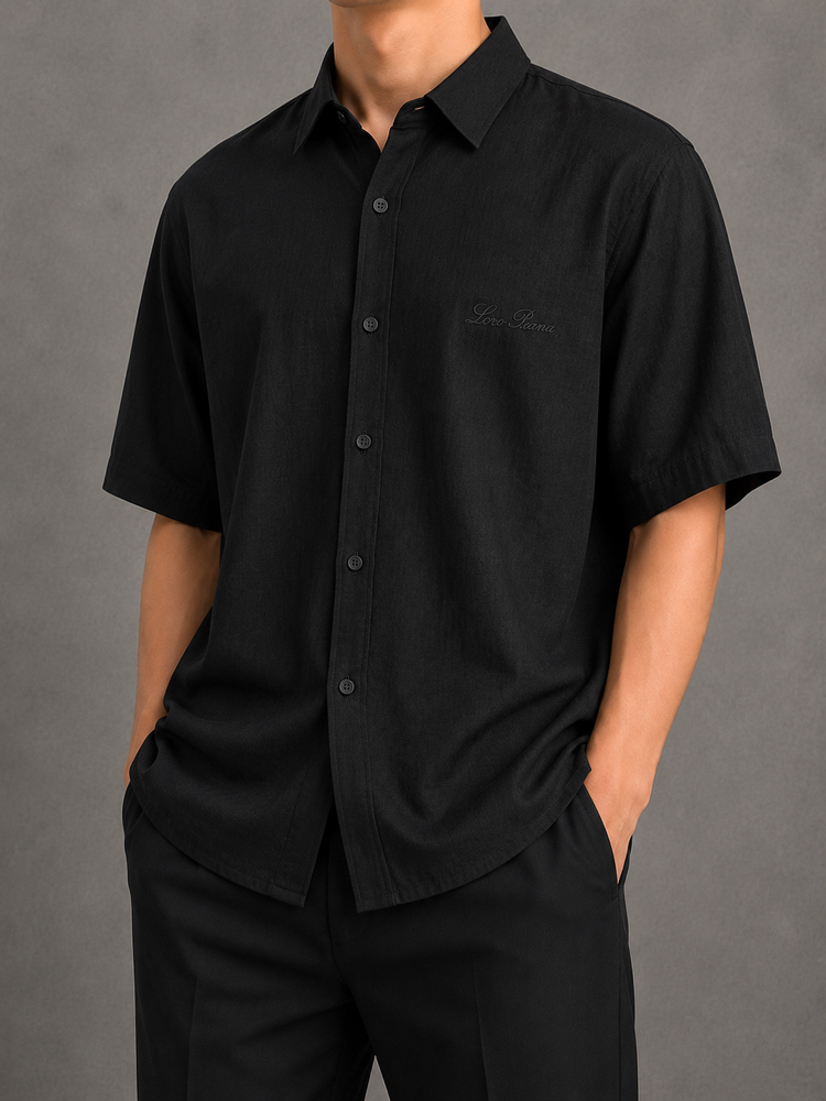 Loro Piana Keten Oversize Premium Gömlek