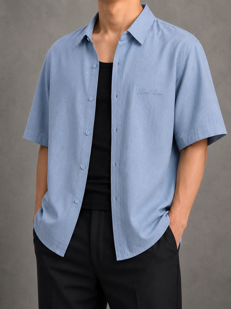 Loro Piana Keten Oversize Premium Gömlek