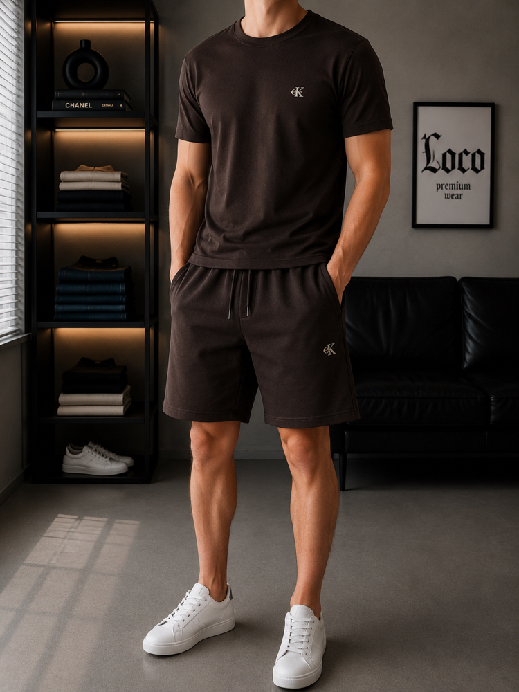 Calvin Klein Tshirt + Şort Premium Takım