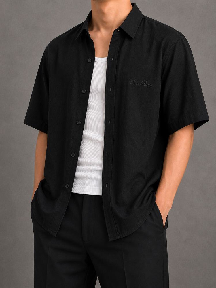 Loro Piana Keten Oversize Premium Gömlek