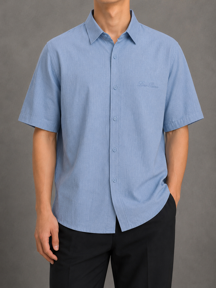 Loro Piana Keten Oversize Premium Gömlek