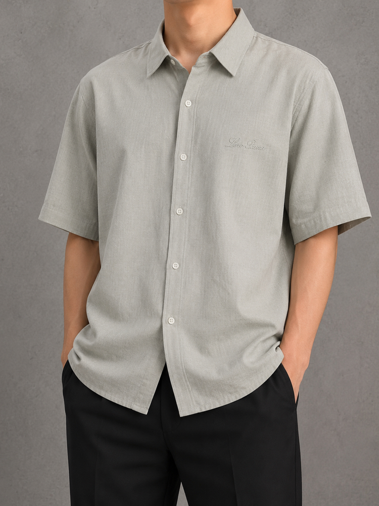 Loro Piana Keten Oversize Premium Gömlek