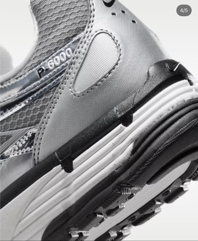 Nike P6000 Mettalic Silver