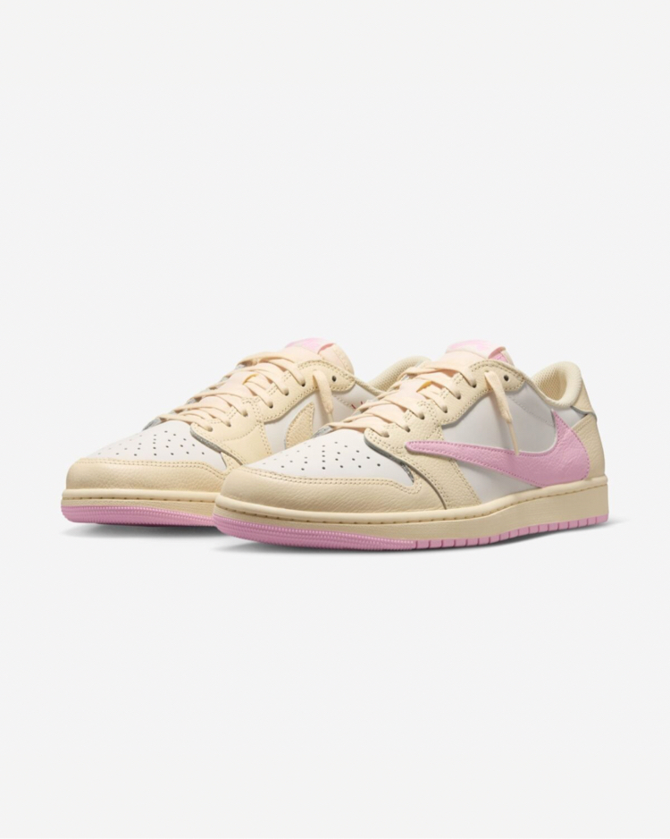Air Jordan 1 Low Travis Scoot Shy Pink