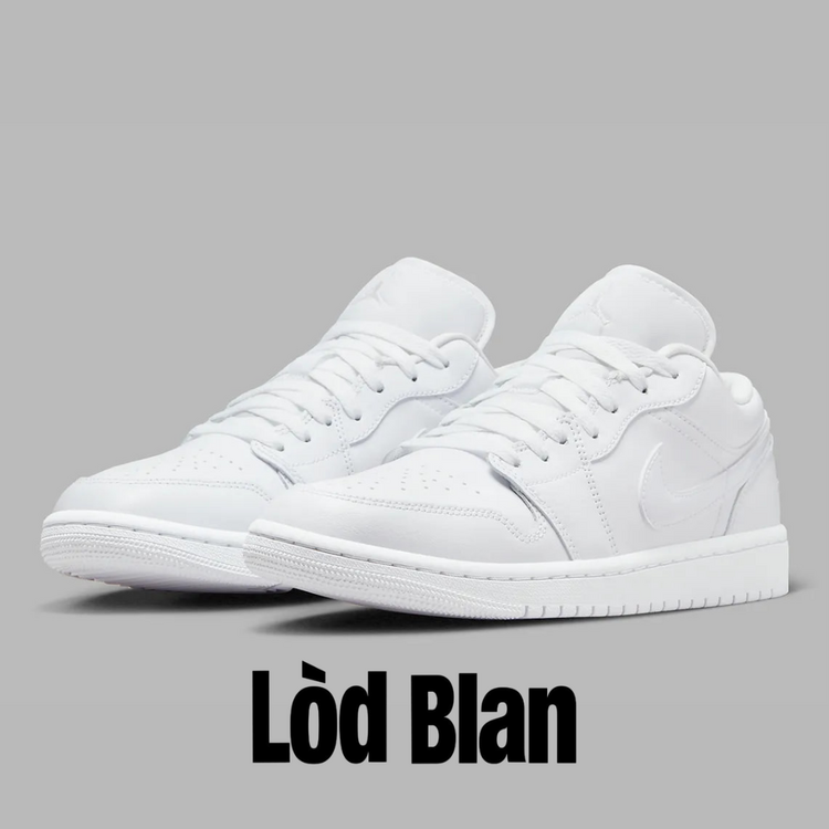 Air Jordan 1 Low “Triple White”