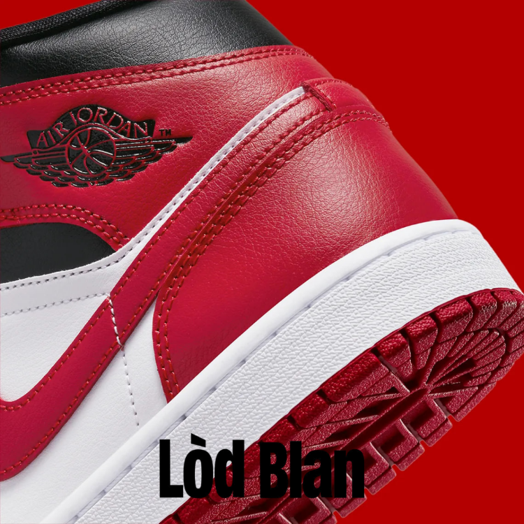 Nike Air Jordan 1 Mid "Alternate Bred Toe"