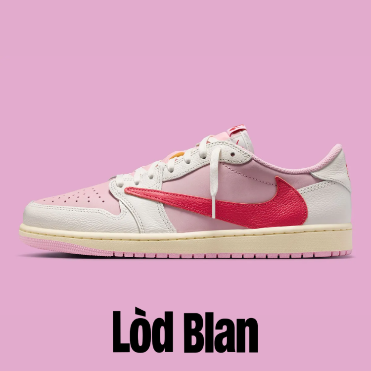 Travis Scott Jordan 1 Low “Tropical Pink”