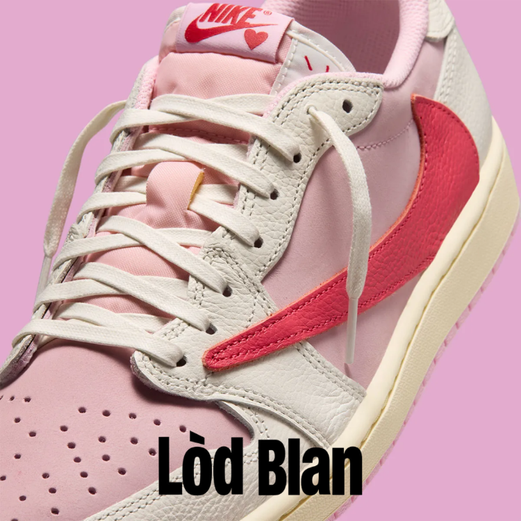 Travis Scott Jordan 1 Low “Tropical Pink”
