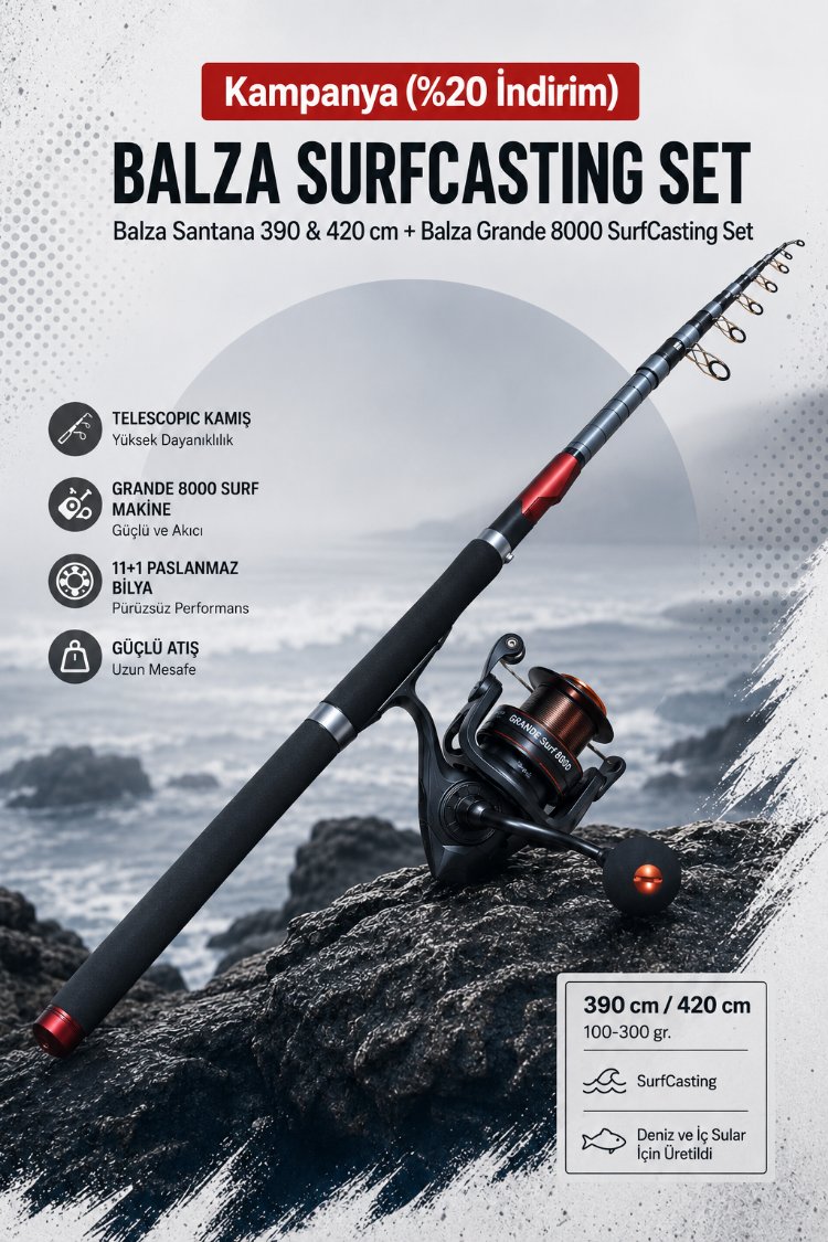 BALZA SANTANA SURFCASTING SET