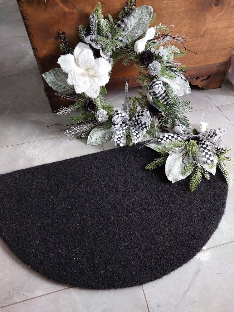 Beyaz Temalı  Garland Kapı  Süsü+Paspas