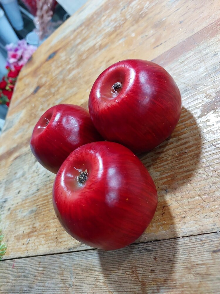 Yapay Elma 8 cm 1 Adet, Yapay Meyve