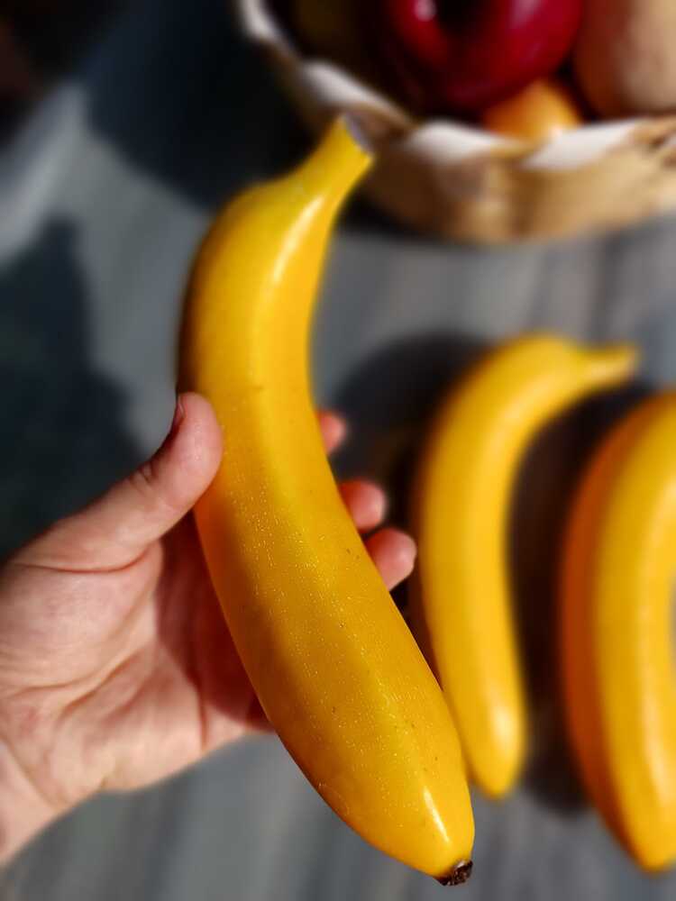 Yapay Muz 20 cm 1 Adet, Yapay Meyve
