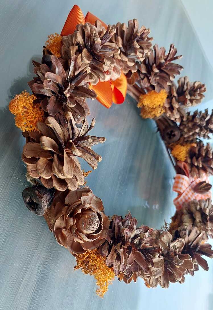 Kozalaklı Kapı Süsü 25 cm