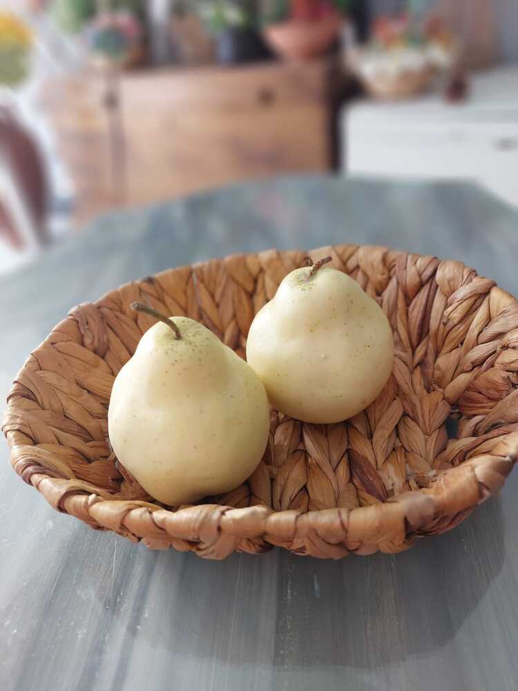 Yapay Armut Beyaz 1 Adet, Yapay Meyve