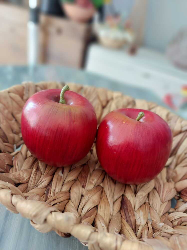 Yapay Elma 8 cm 1 Adet, Yapay Meyve
