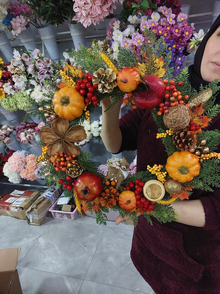 Kabaklı  Ceylan Temalı  Kapı  Süsü 40 cm