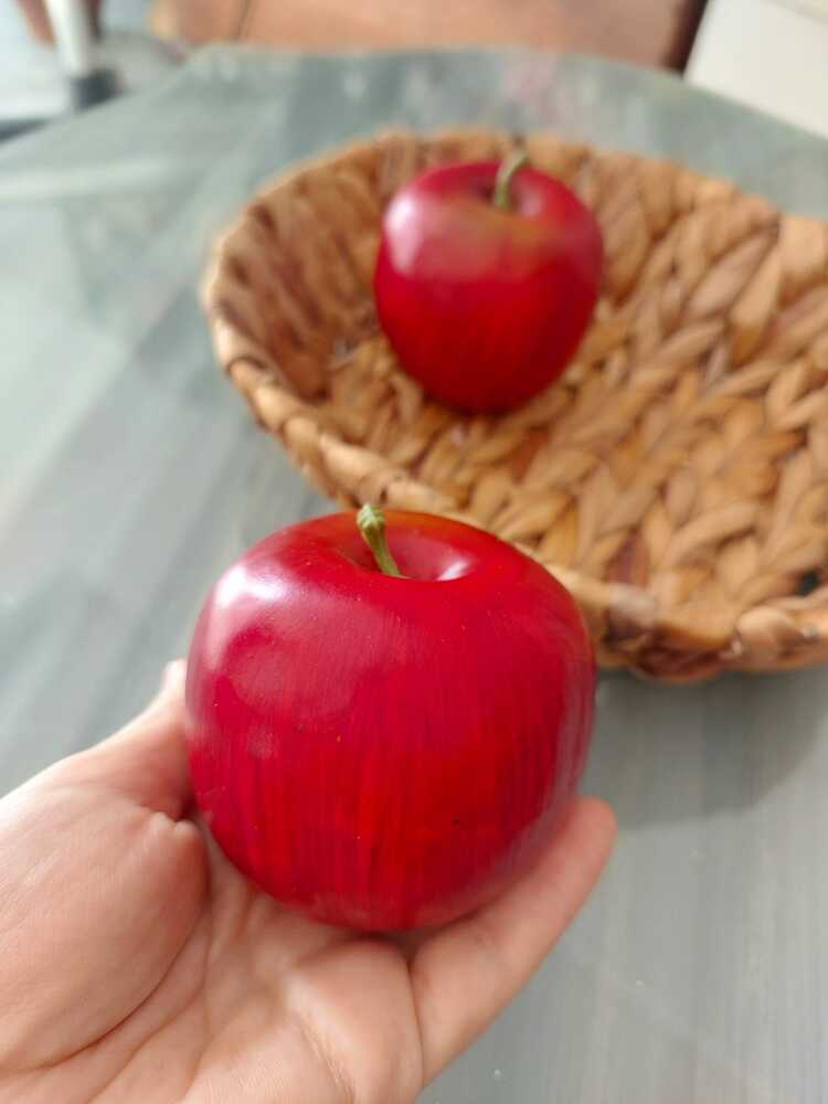 Yapay Elma 8 cm 1 Adet, Yapay Meyve