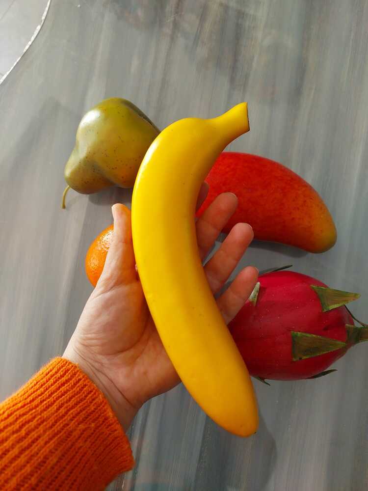 Yapay Muz 20 cm 1 Adet, Yapay Meyve