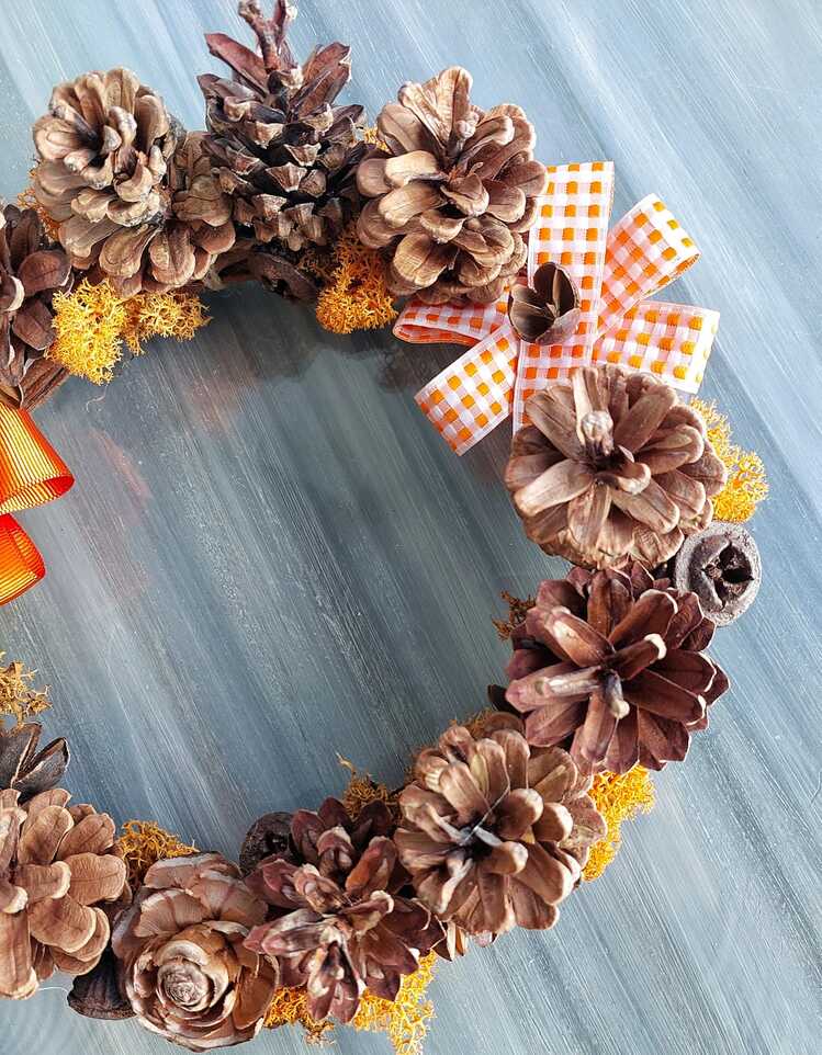 Kozalaklı Kapı Süsü 25 cm