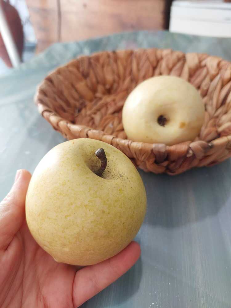Yapay Elma Beyaz 8 cm 1 Adet, Yapay Meyve