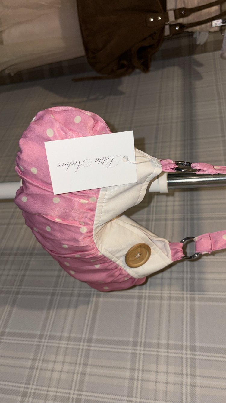 Cindy Pink Button Bag