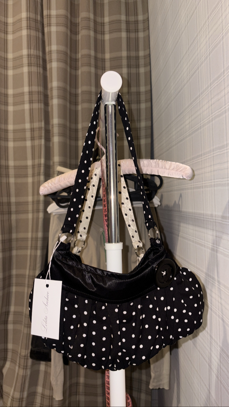 Viscose Button Bag 