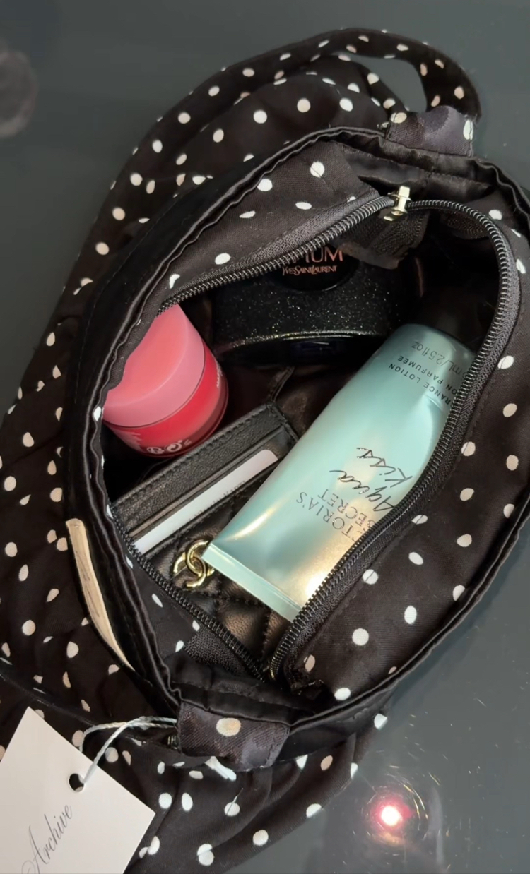 Viscose Button Bag 