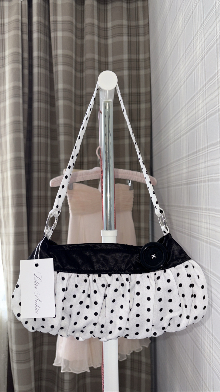 Viscose Button Bag