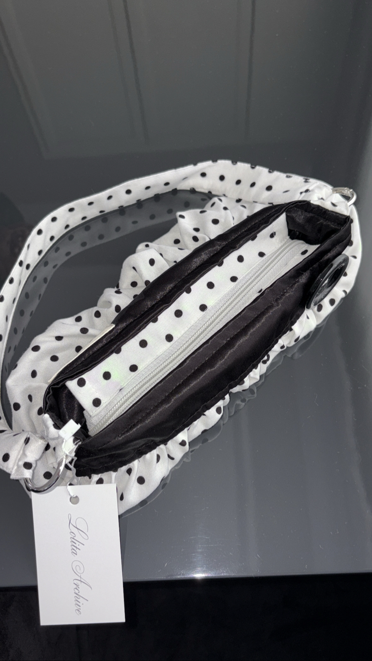Viscose Button Bag